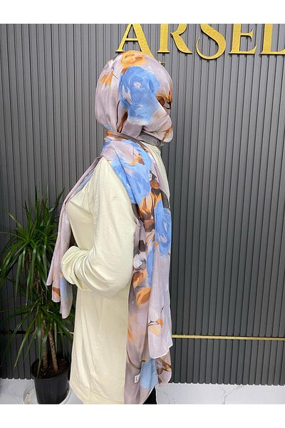 locella Βαμβακερό σάλι Voile LWD0302