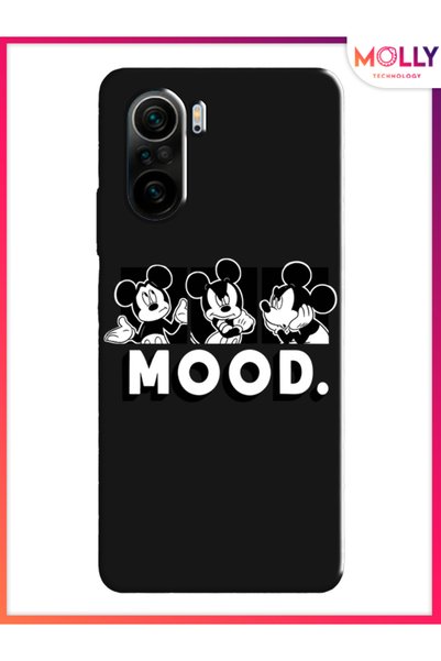 Molly Black Midnight Mood Pattern Silicone Case for Poco F3