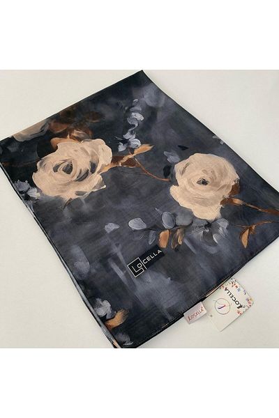 locella Cotton Voile Scarf LWD0310