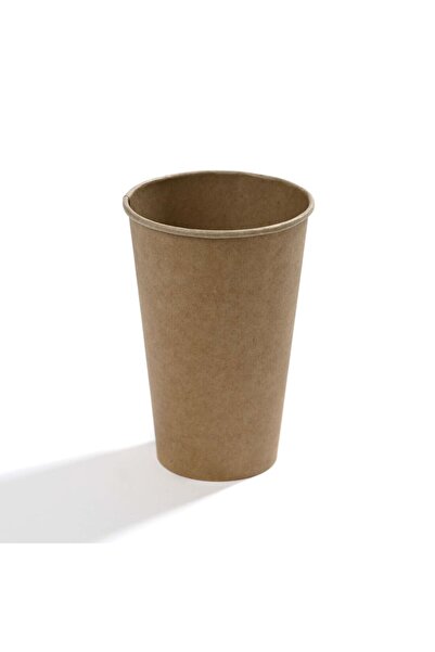 Packtory 16 OZ Single Wall Karton Bardak (Kraft) 50 Adet