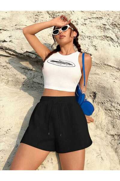 Le Vion Kadın Pamuk Spor Şort Yazlık