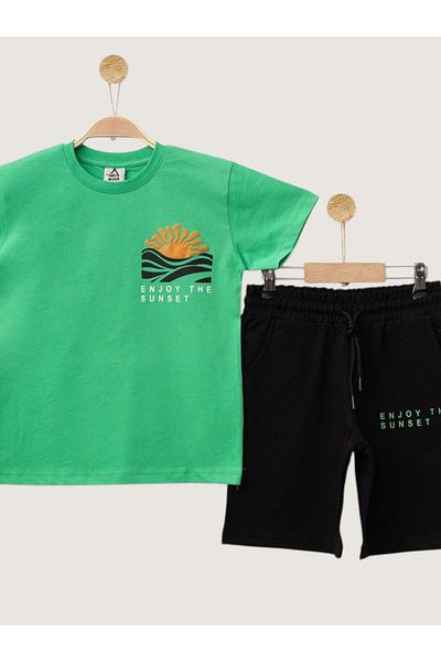 Biberon Çocuk Giyim Marcoera Sunset Shorts T-Shirt Suit 8/16