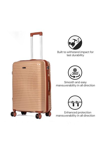 JEEM PP169 Durable Luggage Sets - Suitcase Travel Bag and Lightweight Luggage Bag Unbreakable Luggage