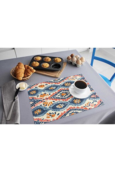 TURKISHRUG KINGDOM مربع متعدد الألوان عتيق