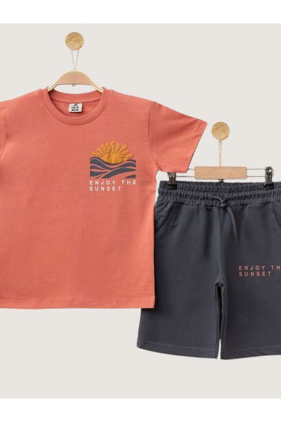 Biberon Çocuk Giyim Marcoera Sunset Shorts T-Shirt Suit 8/16