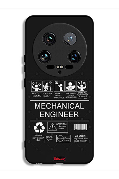 Tolwak غطاء حماية لهاتف شاومي 14 ألترا، ملصق مهندس ميكانيكي