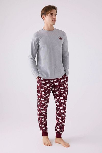 Arnetta Father Son Double Set - Gray Melange