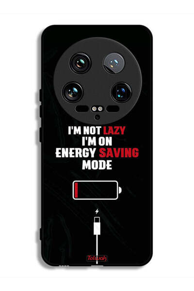 Tolwak غطاء حماية فائق لهاتف شاومي 14 أنا لست كسولاً، أنا في وضع توفير الطاقة