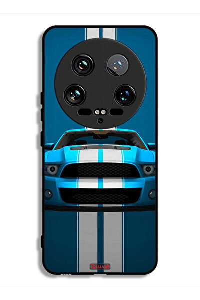 Tolwak Xiaomi 14 Ultra Protective Case Cover Car Abstract Art