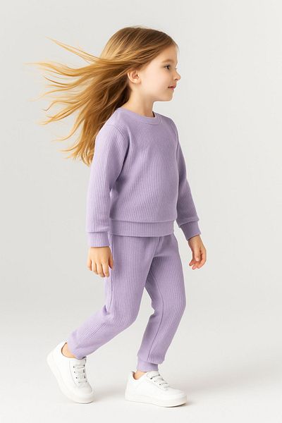 MAXI DRY Cotton Seasonal Long Sleeve Girls' Bottom Top Set