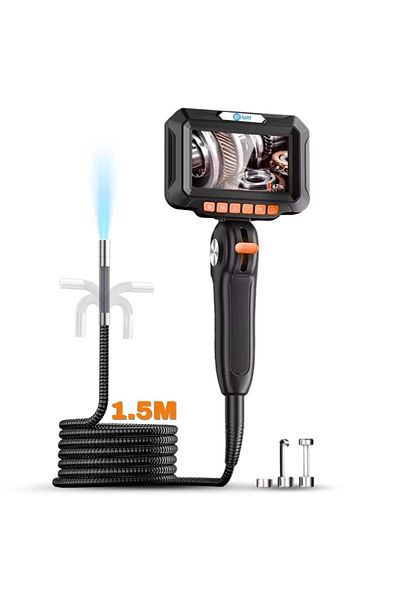 iUni Vsp43-d Industrial Automotive Inspection Camera, 180° Rotatable, 4.3", 1.5m Cable, 8 Leds, Ip67