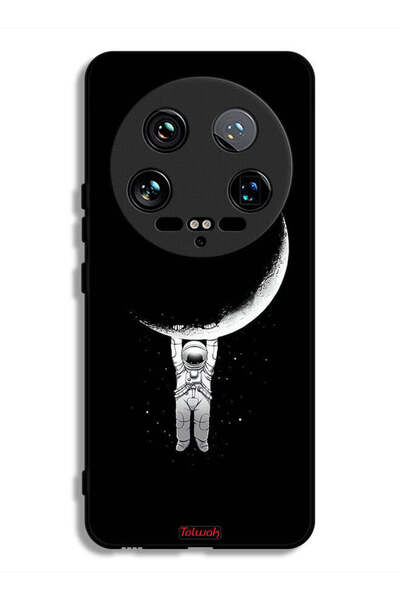 Tolwak Xiaomi 14 Ultra Protective Case Cover Hanging From Moon