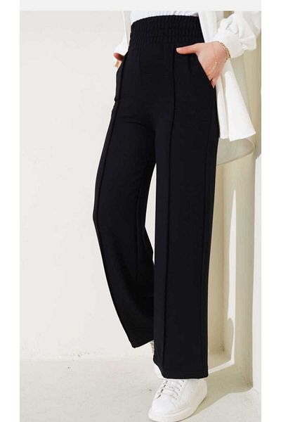 Smymoda Women's Two-Thread High Waist Casual Pants