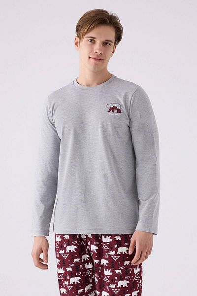 Arnetta Father Son Double Set - Gray Melange