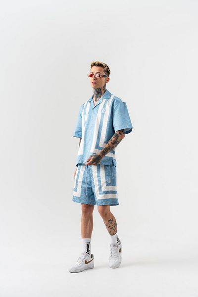 go gang own Σετ πουκάμισο και σορτς Heatfade