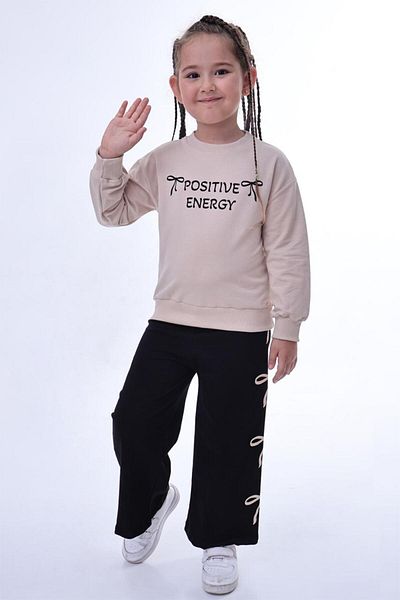 Midani Store Girl's Tracksuit Set 2 Pieces |   Sweatshirt Sweatpants Sports Comfortable Casual Suit Fall
