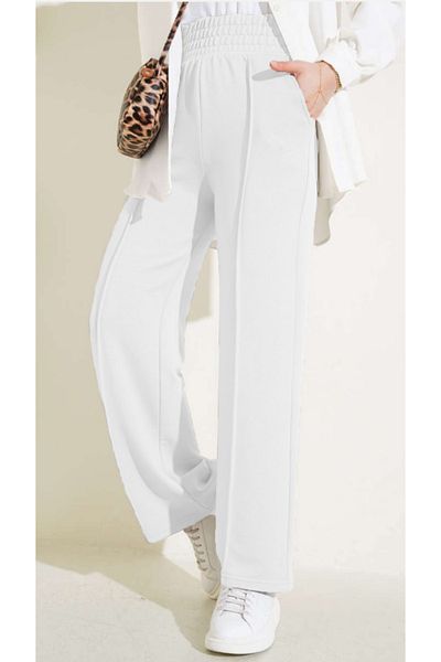 Smymoda Women's Two-Thread High Waist Casual Pants