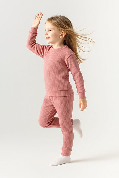 MAXI DRY Cotton Seasonal Long Sleeve Girls' Bottom Top Set