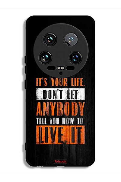 Tolwak غطاء حماية فائق لهاتف شاومي 14 "Its Your Life"