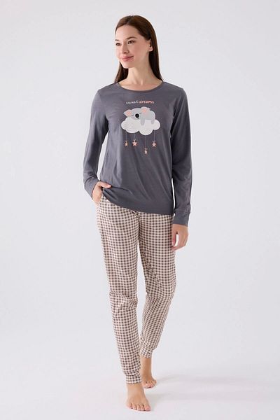 Arnetta Mother Daughter Double Set - Dark Gray