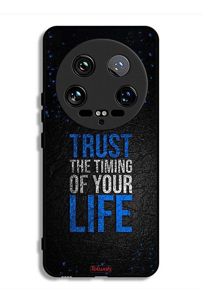Tolwak Xiaomi 14 Ultra Protective Case Cover Trust The Timing Of Your Life