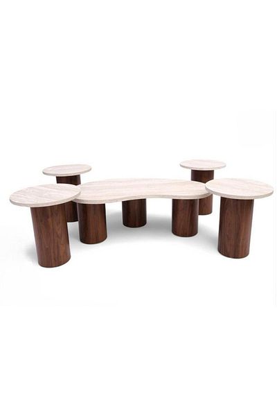 DEC15 Service table set with a streamlined design and harmonious colors