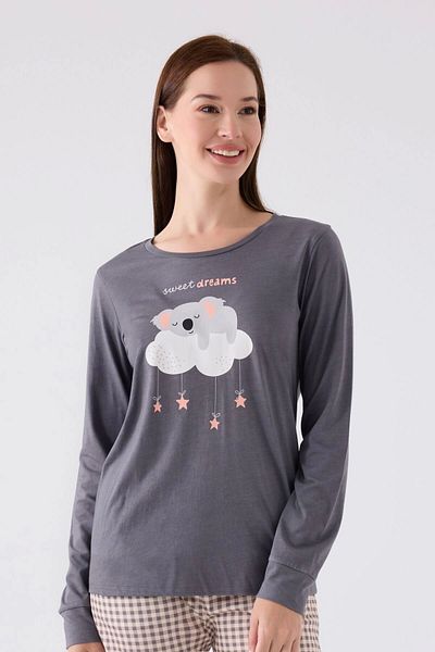 Arnetta Mother Daughter Double Set - Dark Gray