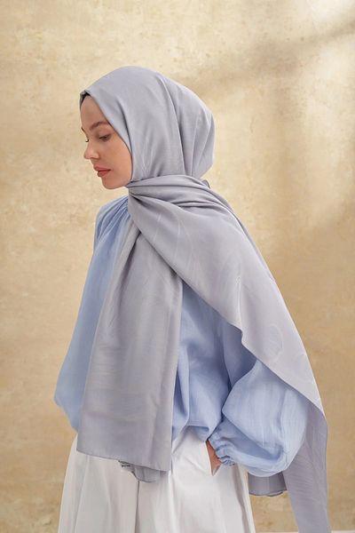 ARMANDA Gray Felore Pattern Shawl 3356