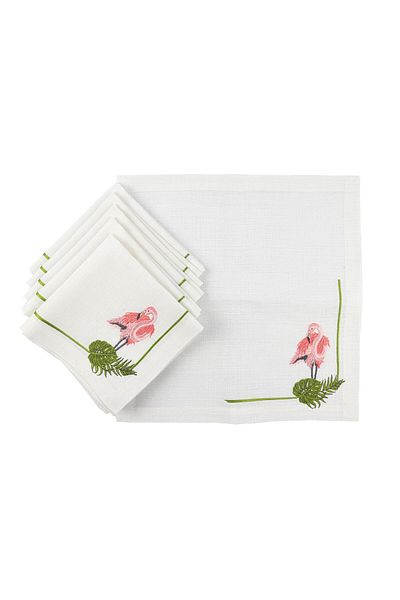Mikasa Moor Flamingo Napkin 6 Pcs 40X40