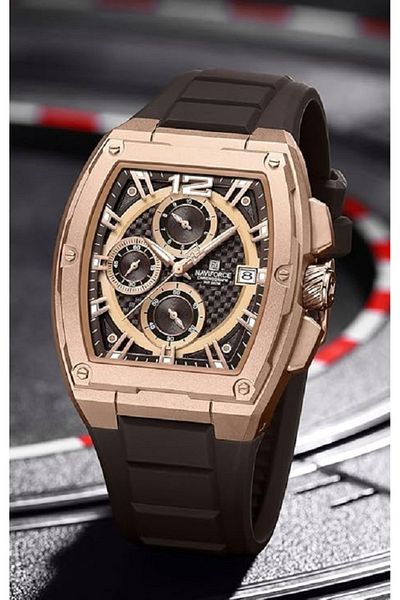 Naviforce Chronograph Sports Watch with Multi-Function Display Durable Strap Water Resistant Timepiece