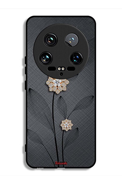 Tolwak غطاء حماية فائق لهاتف شاومي 14 بتصميم زهور ماسية