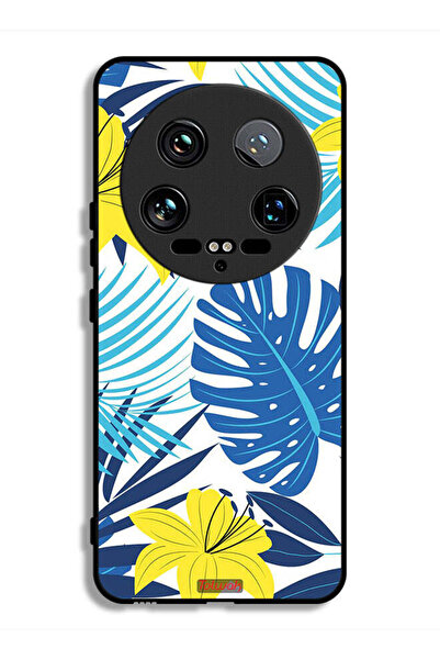 Tolwak غطاء حماية فائق لهاتف شاومي 14 بتصميم ريش وزهرة