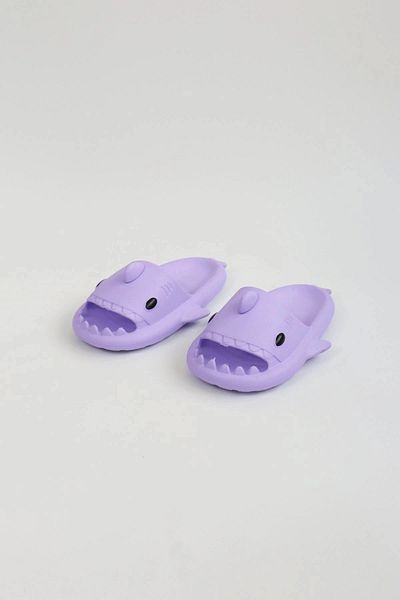 KAZAX Wg500 Shark Purple Unisex Full Orthopedic Slippers Shark Slides