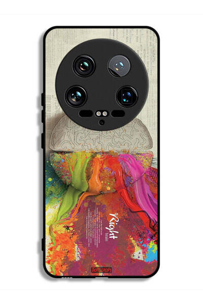 Tolwak غطاء حماية فائق لهاتف Xiaomi 14 بتصميم تجريدي لعلم الدماغ