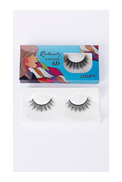 real beauty رموش صناعية LOOPY 6D من ريال بيوتي