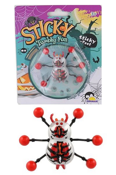 Sunman There's a Spider on the Window! Cute Sticky Spiders Are Now Liva!