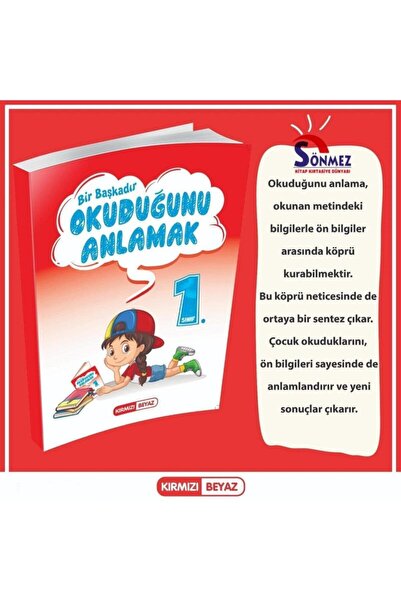 Mavi Deniz Yayınları Kırmızı Beyaz Bir Başkadır Okuduğunu Anlamak 1. Sınıf