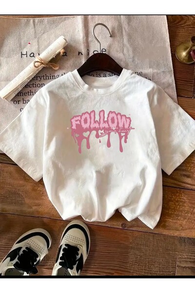 H&GHAMLEGİYİM تي شيرت أساسي بطبعة Fallow