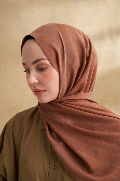 ARMANDA Tile Cotton Modal Aden Pattern Shawl 3355