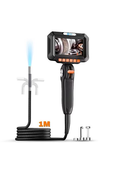 iUni Vsp43-d Industrial Automotive Inspection Camera, 180° Rotatable, 4.3", 1m Cable, 8 Leds, Ip67