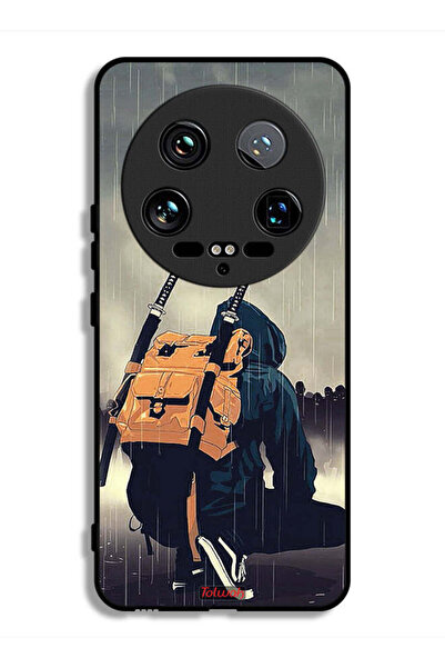 Tolwak غطاء حماية فائق لهاتف شاومي 14 بتصميم سيف ساموراي الرقمي