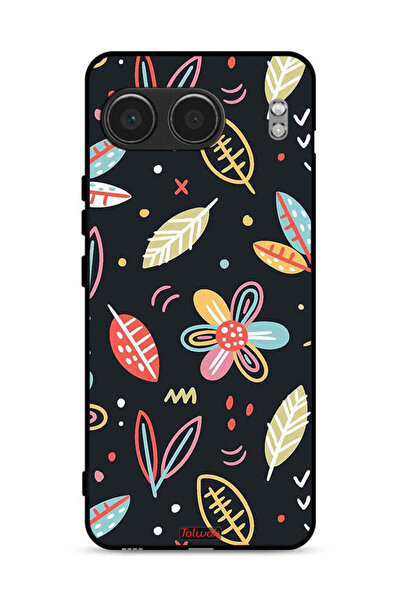 Tolwak غطاء حماية لهاتف OnePlus Nord 4 5G بطبعة زهور وأوراق فنية تجريدية