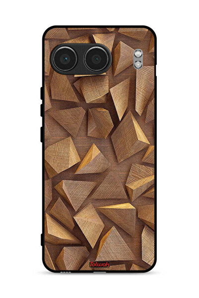Tolwak غطاء حماية لهاتف OnePlus Nord 4 5G بتصميم قطع خشبية فنية
