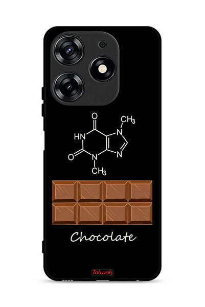 Tolwak غطاء حماية لهاتف تكنو سبارك 10 برو 4G - لون شوكولاتة