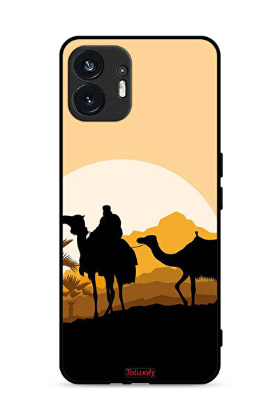 Tolwak غطاء حماية لهاتف Nothing Phone (2) 5G بتصميم فن الجمال في الصحراء