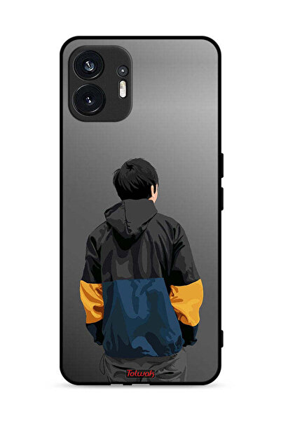 Tolwak Nothing Phone (2) 5G Protective Case Cover Boy Portrait Art