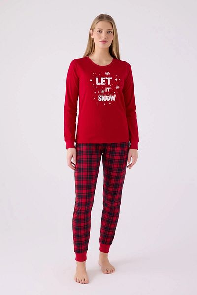 Arnetta Mother Daughter Double Set - Red