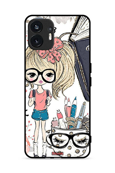 Tolwak Nothing Phone (2) 5G Protective Case Cover Unicorn Girl Art
