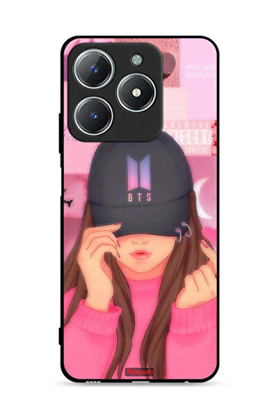 Tolwak غطاء حماية لهاتف Realme C63 4G بطبعة فتاة سناب