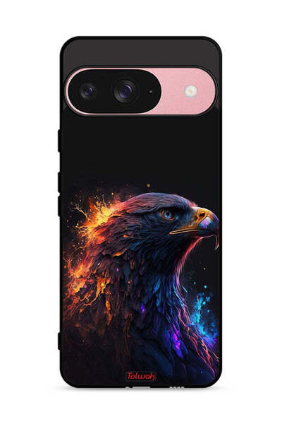 Tolwak غطاء حماية لجهاز Google Pixel 9 بتصميم فن النسر